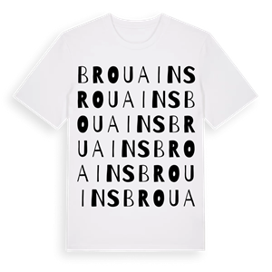 Brouains ordlek t-shirt – ekologisk bomull t-shirt från Pinshirt