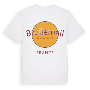 Brullemail cirkel t-shirt – ekologisk bomull t-shirt från Pinshirt