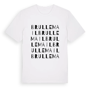 Brullemail ordlek t-shirt – ekologisk bomull t-shirt från Pinshirt
