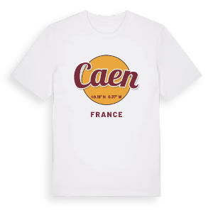 Caen cirkel t-shirt – ekologisk bomull t-shirt från Pinshirt