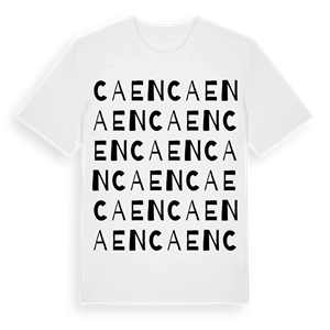 Caen ordlek t-shirt – ekologisk bomull t-shirt från Pinshirt