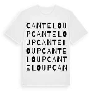 Canteloup ordlek t-shirt – ekologisk bomull t-shirt från Pinshirt