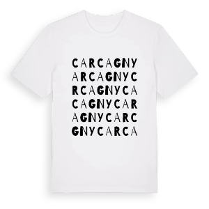 Carcagny ordlek t-shirt – ekologisk bomull t-shirt från Pinshirt