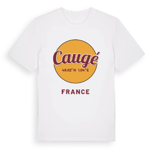 Caugé cirkel t-shirt – ekologisk bomull t-shirt från Pinshirt