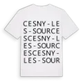 Cesny-les-Sources ordlek t-shirt