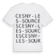 Cesny-les-Sources ordlek t-shirt