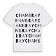 Chambray ordlek t-shirt