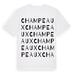 Champeaux ordlek t-shirt – ekologisk bomull t-shirt från Pinshirt