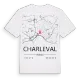 Charleval karta t-shirt