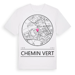 Chemin Vert t-shirt – ekologisk bomull t-shirt från Pinshirt