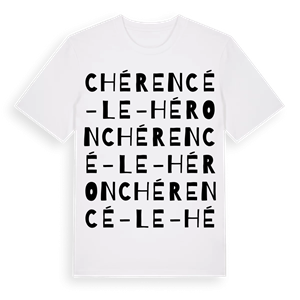 Chérencé-le-Héron ordlek t-shirt – ekologisk bomull t-shirt från Pinshirt