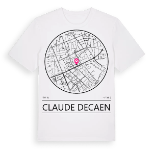 Claude Decaen t-shirt – ekologisk bomull t-shirt från Pinshirt