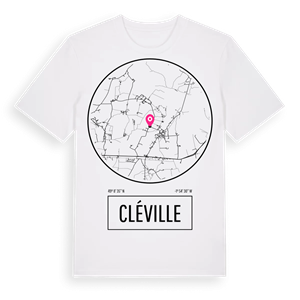 Cléville t-shirt – ekologisk bomull t-shirt från Pinshirt