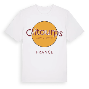Clitourps cirkel t-shirt – ekologisk bomull t-shirt från Pinshirt