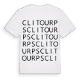 Clitourps ordlek t-shirt