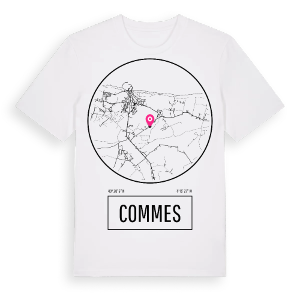 Commes t-shirt – ekologisk bomull t-shirt från Pinshirt