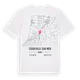 Coudeville-sur-Mer karta t-shirt