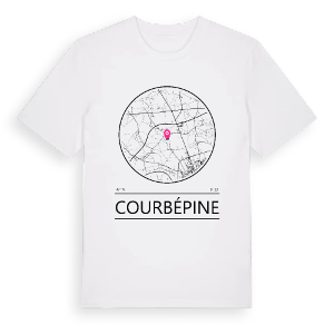 Courbépine t-shirt – ekologisk bomull t-shirt från Pinshirt