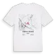 Courcelles-sur-Seine karta t-shirt