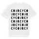 Courcy ordlek t-shirt