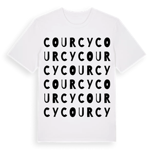Courcy ordlek t-shirt – ekologisk bomull t-shirt från Pinshirt