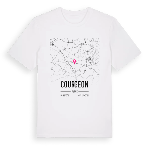 Courgeon karta t-shirt – ekologisk bomull t-shirt från Pinshirt