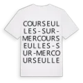 Courseulles-sur-Mer ordlek t-shirt