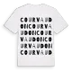 Courvaudon ordlek t-shirt