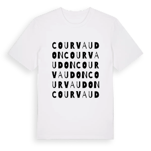 Courvaudon ordlek t-shirt – ekologisk bomull t-shirt från Pinshirt