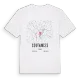 Coutances karta t-shirt