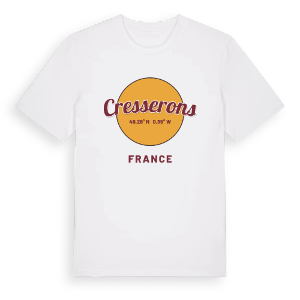 Cresserons cirkel t-shirt – ekologisk bomull t-shirt från Pinshirt