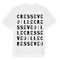 Cresseveuille ordlek t-shirt