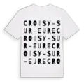 Croisy-sur-Eure ordlek t-shirt