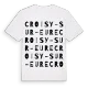 Croisy-sur-Eure ordlek t-shirt