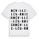 Déville-lès-Rouen ordlek t-shirt
