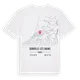 Donville-les-Bains karta t-shirt