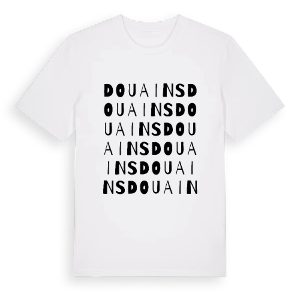 Douains ordlek t-shirt – ekologisk bomull t-shirt från Pinshirt