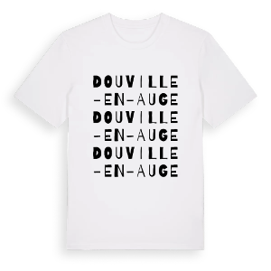 Douville-en-Auge ordlek t-shirt – ekologisk bomull t-shirt från PinShirt