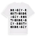Dragey-Ronthon ordlek t-shirt