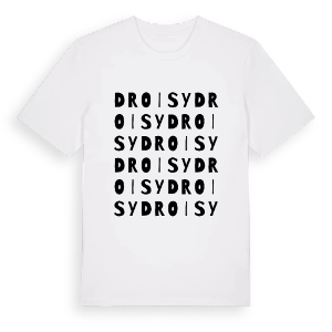 Droisy ordlek t-shirt – ekologisk bomull t-shirt från Pinshirt