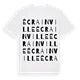 Écrainville ordlek t-shirt