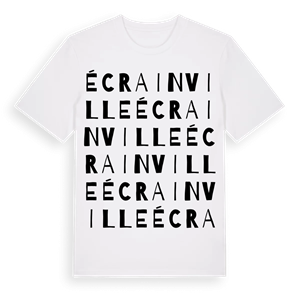 Écrainville ordlek t-shirt – ekologisk bomull t-shirt från Pinshirt