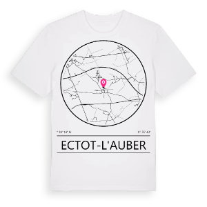 Ectot-l'Auber t-shirt – ekologisk bomull t-shirt från Pinshirt