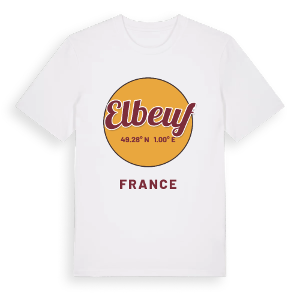 Elbeuf cirkel t-shirt – ekologisk bomull t-shirt från Pinshirt