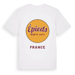 Épieds cirkel t-shirt – ekologisk bomull t-shirt från Pinshirt