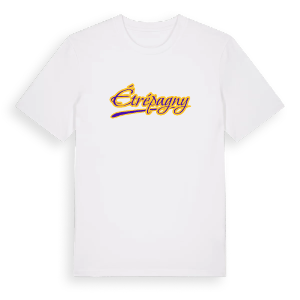 Étrépagny baseball t-shirt – ekologisk bomull t-shirt från Pinshirt