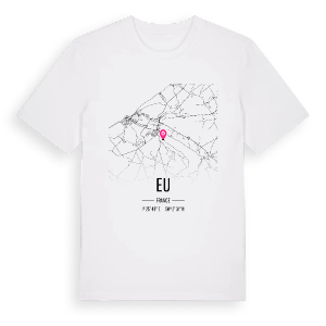 Eu karta t-shirt – ekologisk bomull t-shirt från Pinshirt