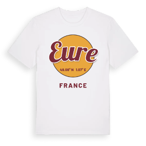 Eure cirkel t-shirt – ekologisk bomull t-shirt från Pinshirt