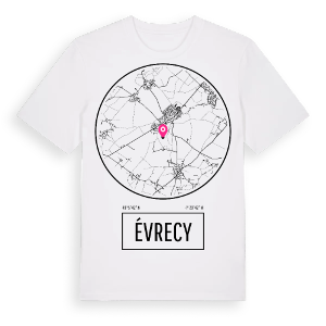 Évrecy t-shirt – ekologisk bomull t-shirt från Pinshirt