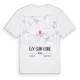 Ézy-sur-Eure karta t-shirt